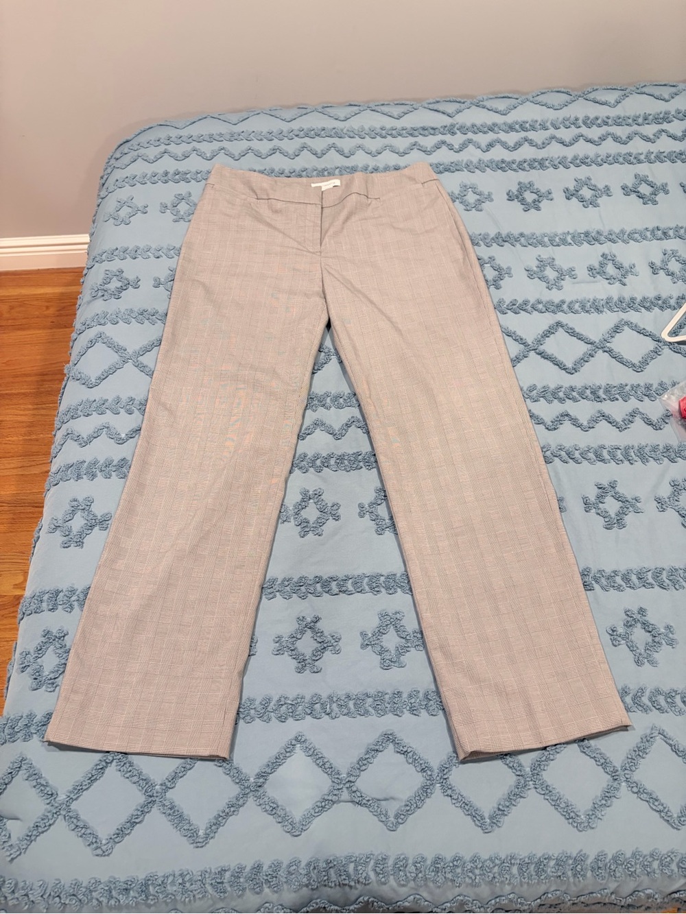 Liz Claiborne Audra Women’s Size 14 Gray Glen Plaid Dress Pants Trouser